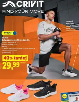 Lidl Buty sportowe męskie lub damskie oferta