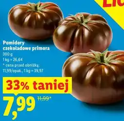 Lidl Pomidory czekoladowe primora oferta