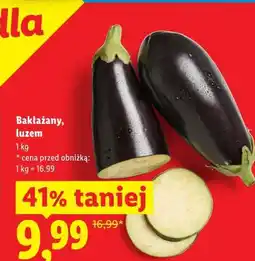 Lidl Bakłażany, luzem oferta