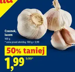 Lidl Czosnek, luzem oferta