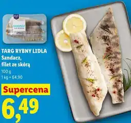 Lidl Sandacz, filet ze skórą oferta