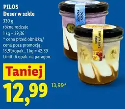 Lidl PILOS Deser w szkle oferta