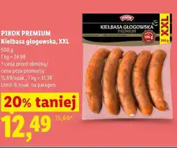 Lidl PIKOK PREMIUM Kiełbasa głogowska, XXL oferta