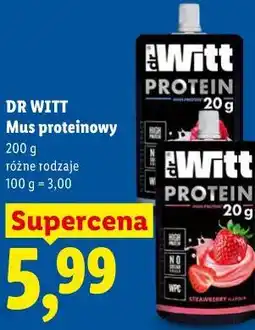 Lidl DR WITT Mus proteinowy oferta