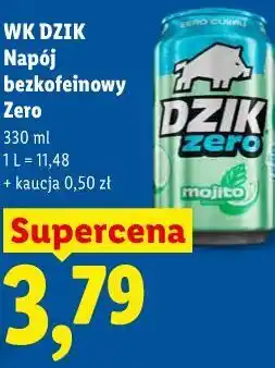 Lidl WK DZIK Napój bezkofeinowy Zero oferta