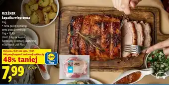 Lidl Łopatka wieprzowa oferta