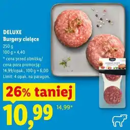 Lidl Burgery cielęce oferta