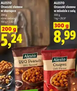 Lidl Orzeszki ziemne w skorupce oferta