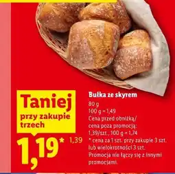 Lidl Bułka ze skyrem oferta
