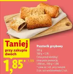 Lidl Pasztecik grzybowy oferta