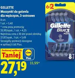 Lidl GILLETTE Maszynki do golenia dla mężczyzn, 3-ostrzowe oferta