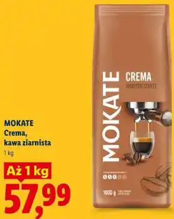 Lidl MOKATE Crema, kawa ziarnista oferta