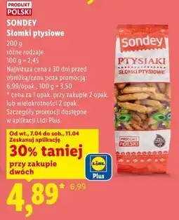 Lidl SONDEY Słomki ptysiowe oferta