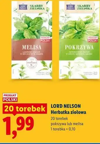 Lidl LORD NELSON Herbatka ziołowa oferta