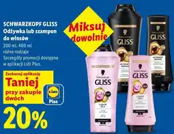 Lidl Odżywka lub szampon do włosów 200 ml, 400 ml oferta