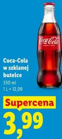 Lidl Coca-Cola w szklanej butelce oferta