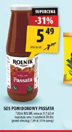 Arhelan Rolnik Sos Pomidorowy Passata oferta
