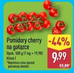 ALDI Pomidory cherry na gałązce oferta