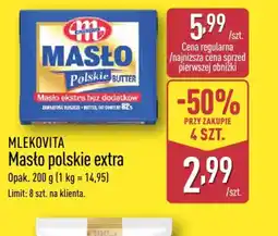 ALDI Mlekovita Masło polskie extra oferta