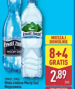ALDI Zywiec Zdrój Woda źródlana oferta