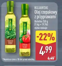 ALDI KUJAWSKI Olej rzepakowy z przyprawami oferta