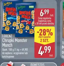 ALDI Lorenz Chrupki Monster Munch oferta