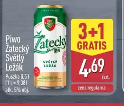 ALDI Piwo Žatecký Světlý Ležák oferta