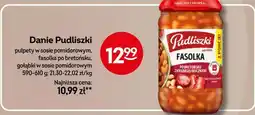 Żabka Danie Pudliszki pulpety w sosie pomidorowym, fasolka po bretońsku, gołąbki w sosie pomidorowym oferta