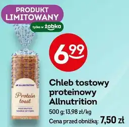 Żabka Chleb tostowy proteinowy Allnutrition oferta