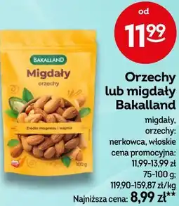 Żabka Orzechy lub migdały Bakalland oferta