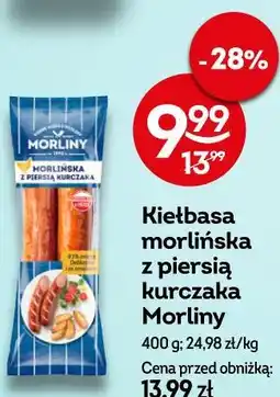Żabka Kiełbasa morlińska z piersią kurczaka Morliny oferta
