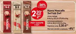 Żabka Kawa Nescafe 3w1 lub 2w1 oferta