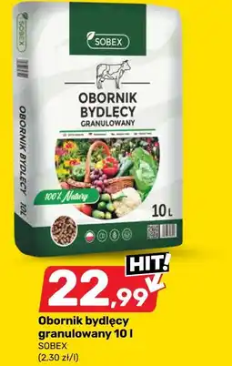 Bricomarche Obornik bydlęcy granulowany 10 l SOBEX oferta