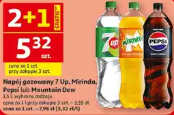 Auchan Napój gazowany 7 Up, Mirinda, Pepsi lub Mountain Dew oferta