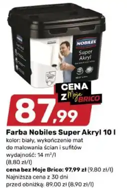 Bricomarche Farba Nobiles Super Akryl oferta