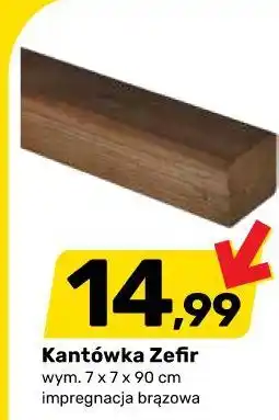 Bricomarche Kantówka Zefir wym. 7 x 7 x 90 cm impregnacja brązowa oferta