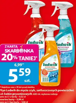 Auchan Płyn Ludwik do mycia szyb, zatłuszczonych powierzchni lub kabin prysznicowych oferta