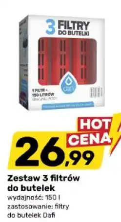Bricomarche Zestaw 3 filtrów do butelek Dafi oferta