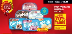 Biedronka Lody familijne big milk, oferta