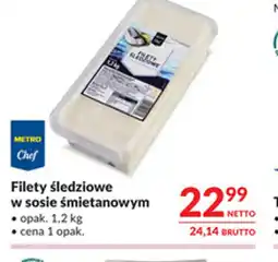 Makro Metro Chef Filety śledziowe oferta