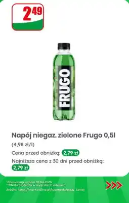 Dino Napój niegazowany zielone Frugo oferta