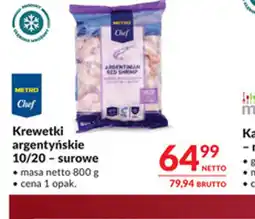 Makro Metro Chef Krewetki argentyńskie oferta