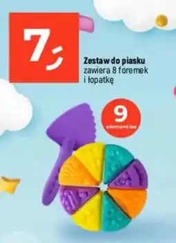 Dealz Zestaw do piasku zawiera 8 foremek i łopatkę oferta
