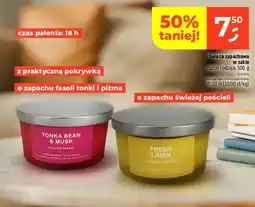 Dealz Świeca zapachowa w szkle różne rodzaje Fresh Linen oferta