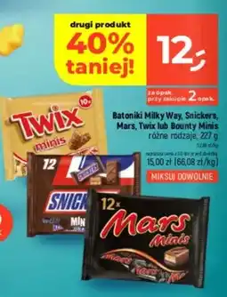 Dealz Batoniki Milky Way, Snickers, Mars, Twix lub Bounty Minis różne rodzaje oferta