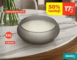 Dealz Świeca w szkle XXL 4 knoty oferta