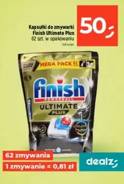 Dealz Kapsułki do zmywarki Ultimate Plus 62 szt. w opakowaniu oferta