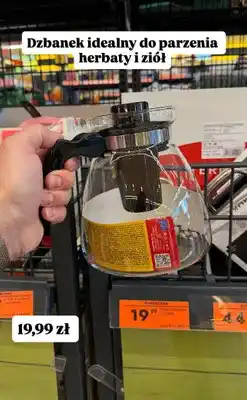 Biedronka Dzbanek z zaparzaczem do herbaty i ziół oferta