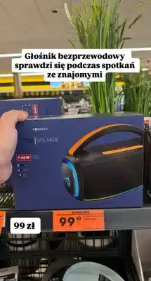 Biedronka Głośnik bezprzewodowy Wireless LED Speakre 60W oferta