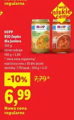 Lidl Zupka dla juniora różne rodzaje oferta